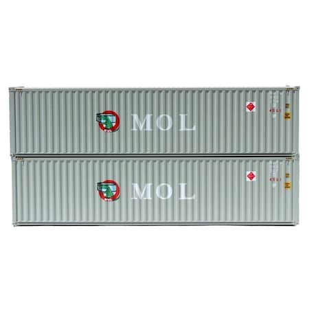 Jacksonville Terminal N Scale Mol Gray with Gator Model Container, 2PK JTC405052